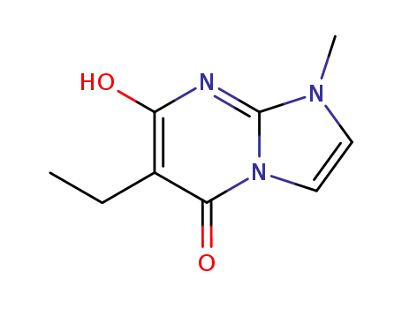 1-methyl-6-ethyl-7-hydroxy-4,5-dihydroimidazo<1,2-a>pyrimidin-5-one