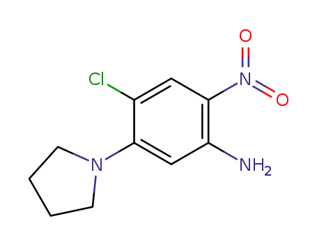 4-chloro-2-nitro-5-pyrrolidin-1-yl-phenylamine