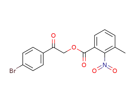 p-bromophenacyl 3-methyl-2-nitrobenzoate