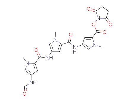 N-Succinimidyl 4-<<<4-<<<4-(Formylamino)-1-methylpyrrol-2-yl>carbonyl>amino>-1-methylpyrrol-2-yl>carbonyl>amino>-1-methylpyrrole-2-carboxylate