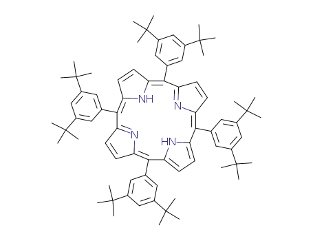 Molecular Structure of 89372-90-7 (meso-tetra-(3,5-di-t-butylphenyl)porphine)