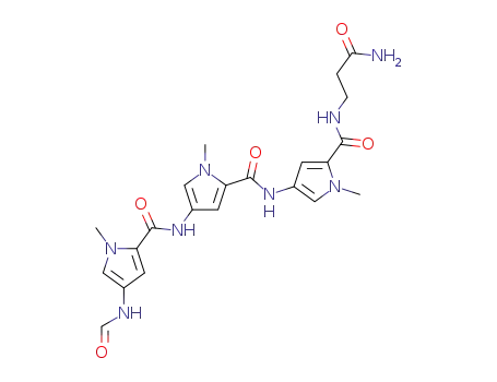 N-[5-({[5-({[2-(carbamoyl)ethyl]amino}carbonyl)-1-methyl-1H-pyrrol-3-yl]amino}carbonyl)-1-methyl-1H-pyrrol-3-yl]-4-(formylamino)-1-methyl-1H-pyrrole-2-carboxamide