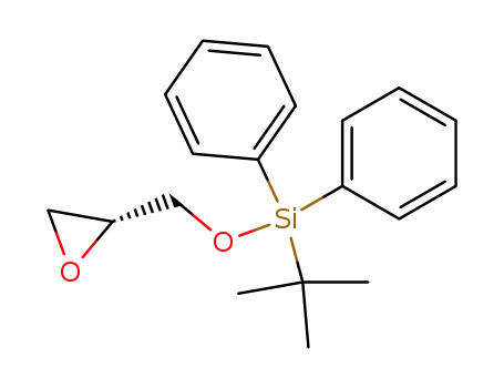 Molecular Structure of 107033-46-5 (Silane, (1,1-dimethylethyl)[(2S)-oxiranylmethoxy]diphenyl-)