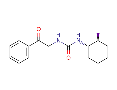 N-(trans-2-Iodocyclohexyl)-N'-phenacylurea
