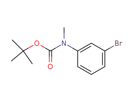 Molecular Structure of 57598-34-2 (N-BOC-N-Methyl-3-broMoaniline)