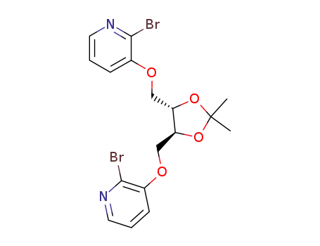 (+)-(4S-trans)-<4,5-dimethanol-2,2-dimethyl-1,3-dioxolane>-bis<3-(2-bromo)pyridine>
