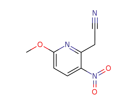 2-(6-methoxy-3-nitropyridin-2-yl)acetonitrile