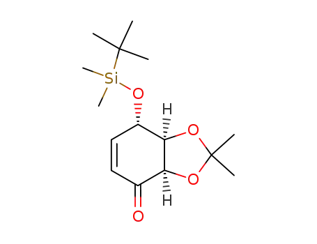 (7RS)-(tert-butyldimethylsilanyloxy)-2,2-dimethyl-(7,7aRS)-dihydro-(3aSR)H-benzo[1,3]dioxol-4-one