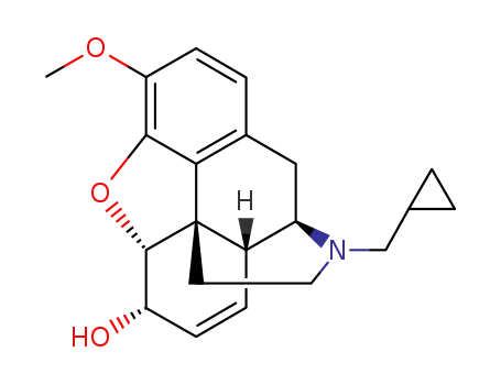17-(cyclopropylmethyl)-7,8-didehydro-4,5α-epoxy-3-methoxymorphinan-6α-ol