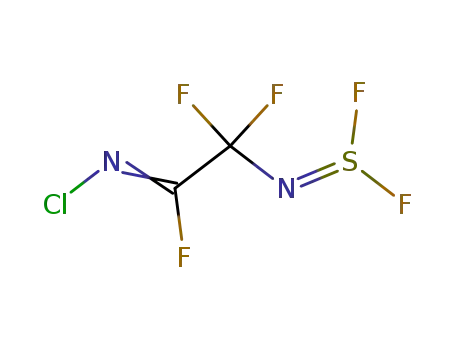 2-(Chlorimino)-N-(difluor-λ4-sulfanyliden)-1,1,2-trifluorethanamin