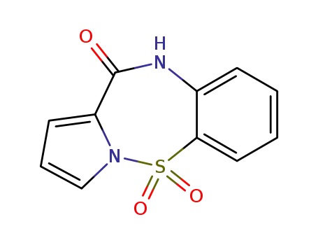 11-oxo(10H)-pyrrolo<2,1-c><1,2,5>benzothiadiazepine 5,5-dioxide