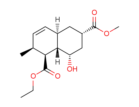 (+)-ethyl (1S,2S,4aR,6S,8S,8aS)-6-(carboxymethyl)-1,2,4a,5,6,7,8,8a-octahydro-8-hydroxy-2-methylnaphthalene-1-carboxylate