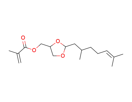 2-(2,6-dimethyl-5-heptenyl)-4-methacryloyloxymethyl-1,3-dioxolane