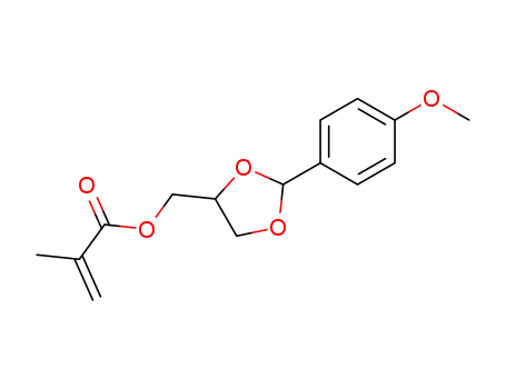 2-(p-methoxyphenyl)-4-methacryloyloxymethyl-1,3-dioxolane