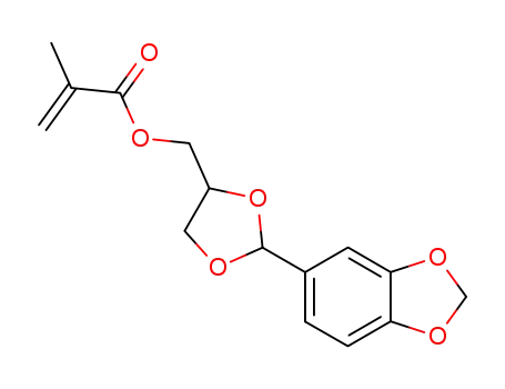 2-(3,4-methylenedioxyphenyl)-4-methacryloyloxymethyl-1,3-dioxolane
