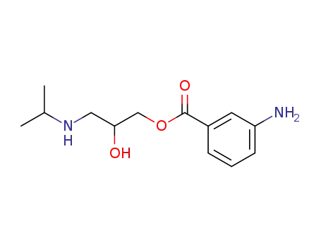 3-Amino-benzoic acid 2-hydroxy-3-isopropylamino-propyl ester