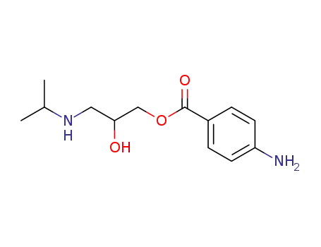 4-Amino-benzoic acid 2-hydroxy-3-isopropylamino-propyl ester