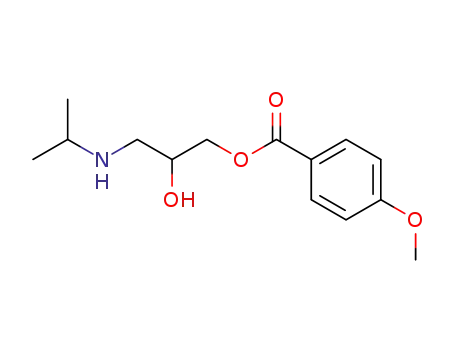 4-Methoxy-benzoic acid 2-hydroxy-3-isopropylamino-propyl ester