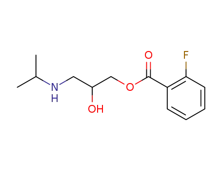 2-Fluoro-benzoic acid 2-hydroxy-3-isopropylamino-propyl ester