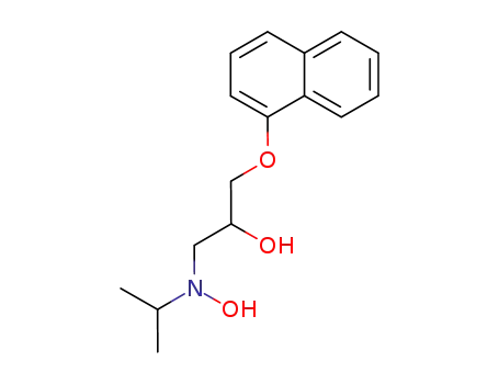 Molecular Structure of 84418-31-5 (N-hydroxypropranolol)