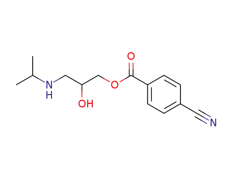 4-Cyano-benzoic acid 2-hydroxy-3-isopropylamino-propyl ester
