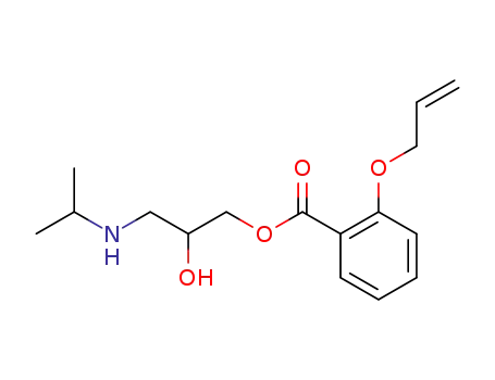 2-Allyloxy-benzoic acid 2-hydroxy-3-isopropylamino-propyl ester