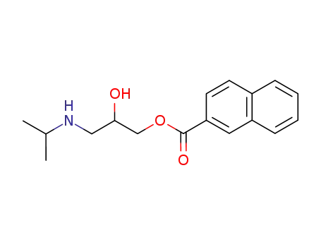 Naphthalene-2-carboxylic acid 2-hydroxy-3-isopropylamino-propyl ester