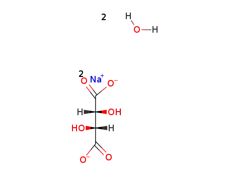 Molecular Structure of 6106-24-7 (Disodium tartrate dihydrate)