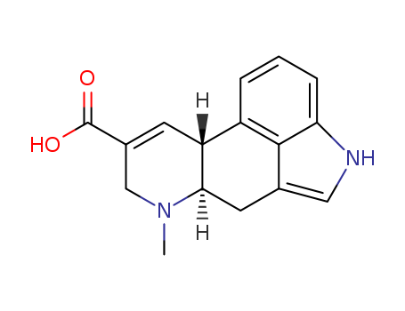 Ergoline-8-carboxylic acid,8,9-didehydro-6-methyl- CAS NO.5516-88-1