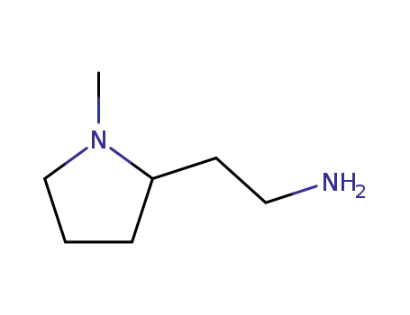 Molecular Structure of 51387-90-7 (2-(2-Aminoethyl)-1-methylpyrrolidine)