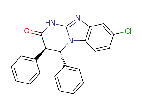 (3R,4S)-8-Chloro-3,4-diphenyl-3,4-dihydro-1H-benzo[4,5]imidazo[1,2-a]pyrimidin-2-one