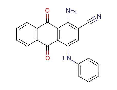 2-Anthracenecarbonitrile, 1-amino-9,10-dihydro-9,10-dioxo-4-(phenylamino)-