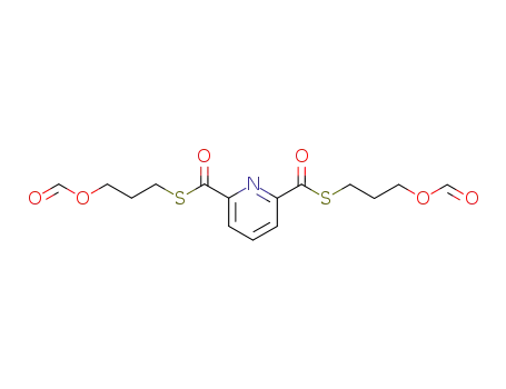 Pyridin-2,6-di(monothiocarbonsaeure)-di-S-(3-formoxypropyl)ester