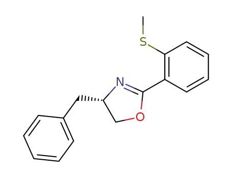 (4S)-4-benzyl-2-((2-methylthio)phenyl)-1,3-oxazoline
