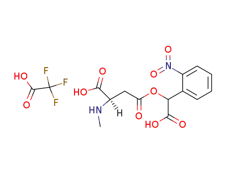 (S)-β-(α-Carboxy-2-nitrobenzyl) N-methylaspartic acid trifluoroacetate salt