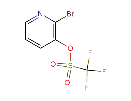 Molecular Structure of 157373-97-2 (2-BROMO-3-PYRIDYL TRIFLUOROMETHANESULFO&)