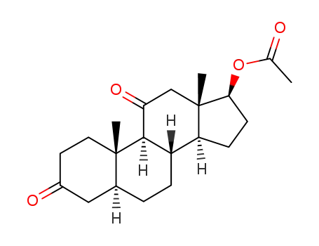 17β-Acetoxy-5α-androstan-3.11-dion