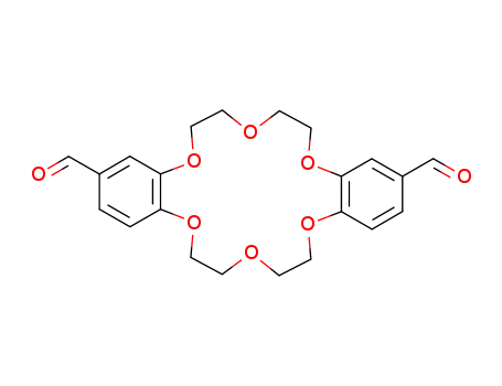 6,7,9,10,17,18,20,21-octahydrodibenzo[b,k][1,4,7,10,13,16]hexaoxacyclooctadecin-2,14-dicarbaldehyde