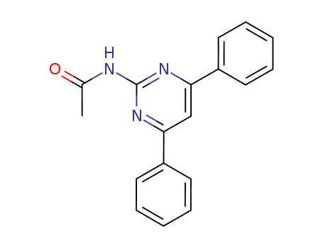 Molecular Structure of 58413-41-5 (Acetamide, N-(4,6-diphenyl-2-pyrimidinyl)-)