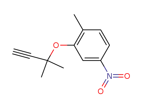 1-methyl-2-[(2-methylbut-3-yn-2-yl)oxy]-4-nitrobenzene