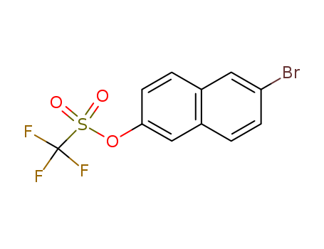 Methanesulfonic acid,1,1,1-trifluoro-, 6-bromo-2-naphthalenyl ester