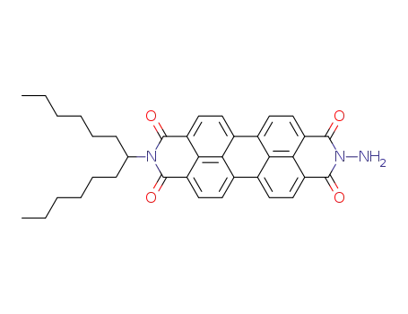 N-(1-hexylheptyl)-N'-(amino)perylene-3,4:9,10-tetracarboxylic bisimide