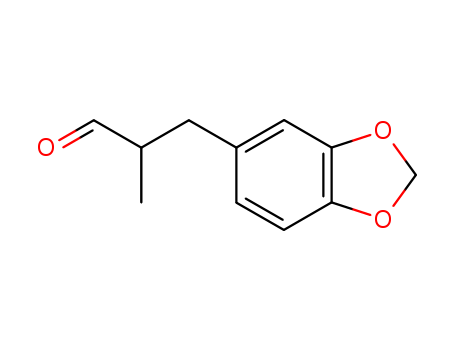 1205-17-0,2-Methyl-3-(3,4-methylenedioxyphenyl)propanal,Hydrocinnamaldehyde,a-methyl-3,4-(methylenedioxy)-(6CI,7CI,8CI);2-Methyl-3-(3,4-methylenedioxyphenyl)propionaldehyde;3-(3,4-Methylenedioxyphenyl)-2-methylpropanal;Heliobouquet;Heliogan;Helional;Helipropanal;NSC 22282;Tropional;a-Methyl-1,3-benzodioxole-5-propanal;a-Methyl-3,4-(methylenedioxy)hydrocinnamaldehyde;