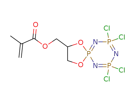 2-methyl-acrylic acid 7,7,9,9-tetrachloro-1,4-dioxa-6,8,10-triaza-5λ5,7λ5,9λ5-triphospha-spiro[4.5]deca-5,7,9-trien-2-ylmethyl ester