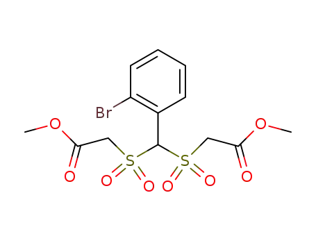 [(2-bromo-phenyl)-methoxycarbonylmethanesulfonyl-methanesulfonyl]-acetic acid methyl ester