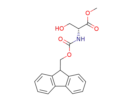 Molecular Structure of 874817-14-8 (FMoc-D-serine Methyl ester)