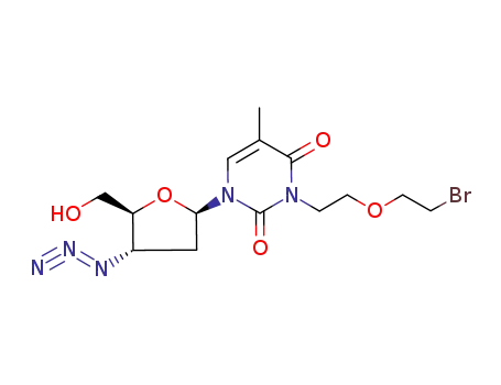3'-azido-3-N-(5-bromoethyl ether)-3'-deoxythymidine