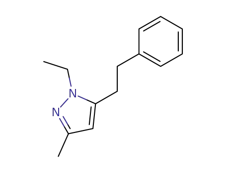1-ethyl-3-methyl-5-(2-phenylethyl)pyrazole