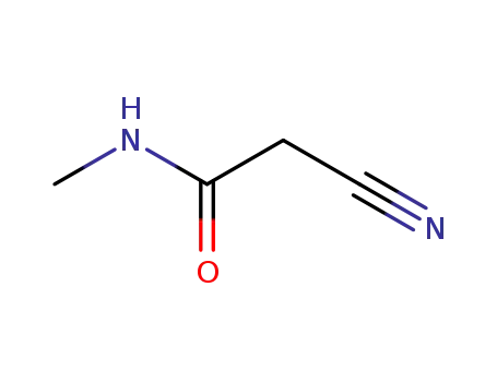 Molecular Structure of 6330-25-2 (2-CYANO-N-METHYL-ACETAMIDE)