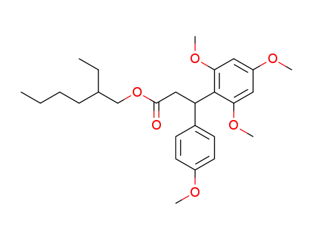 2'-ethylhexyl 3-(2,4,6-trimethoxyphenyl)-3-(4-methoxyphenyl)propionate